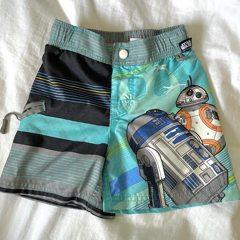 Star Wars swim trunks